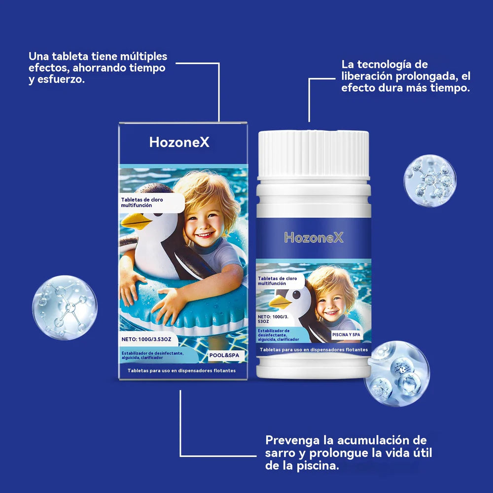 🔥Compre um e leve outro grátis (2 frascos) de pastilhas efervescentes para limpeza de piscinas