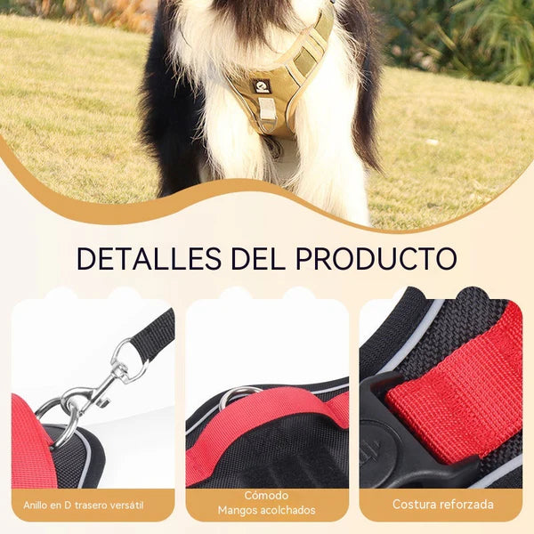 🐶🔥 35% DE DESCONTO POR TEMPO LIMITADO! Coleira peitoral anti-puxão com trela e coleira ✨ Máximo controlo e segurança em todos os passeios 🌙