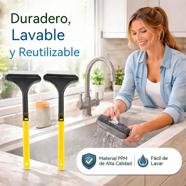 ✨Escova de limpeza multifuncional 2 em 1✨Auxílio de limpeza eficaz
