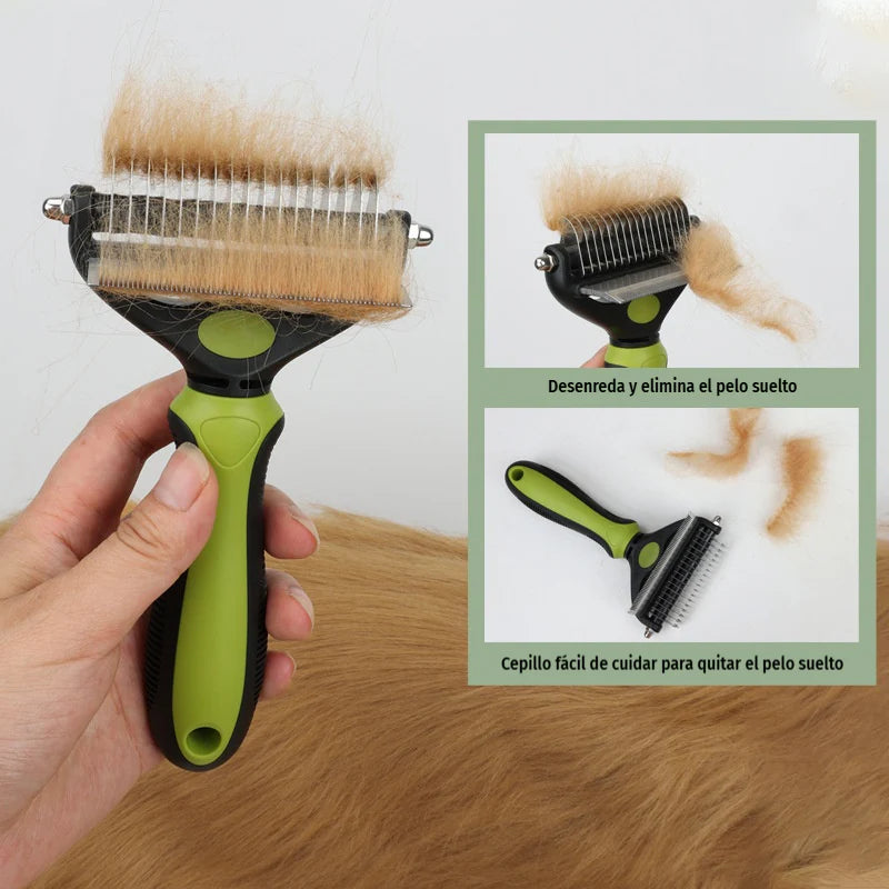 🐶2 itens🐱Ferramenta profissional para desembaraçar cães e gatos✨
