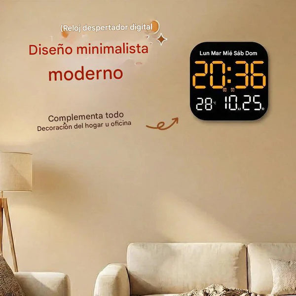 🕰️🛏️ Relógio digital adequado para casa e escritório, com regulação de brilho/temperatura.