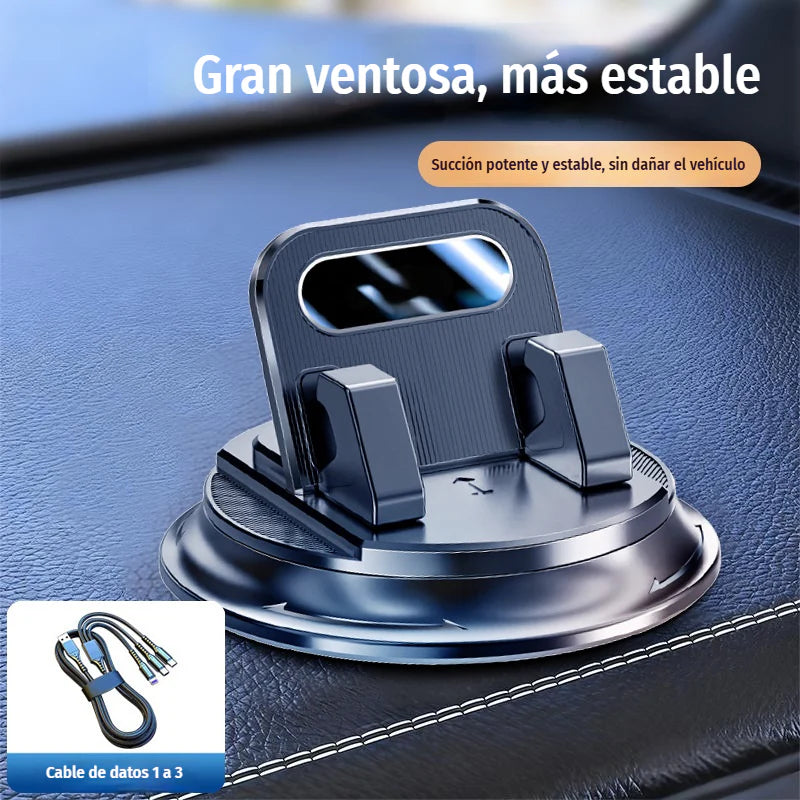 🎯 35% DESCONTO EM TUDO! Suporte giratório para telemóvel – Fixação segura no tablier do automóvel, borracha de alta aderência 🧭🔄 【Qualidade garantida】