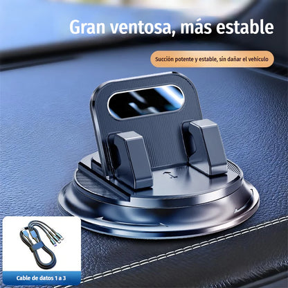 🎯 35% DESCONTO EM TUDO! Suporte giratório para telemóvel – Fixação segura no tablier do automóvel, borracha de alta aderência 🧭🔄 【Qualidade garantida】