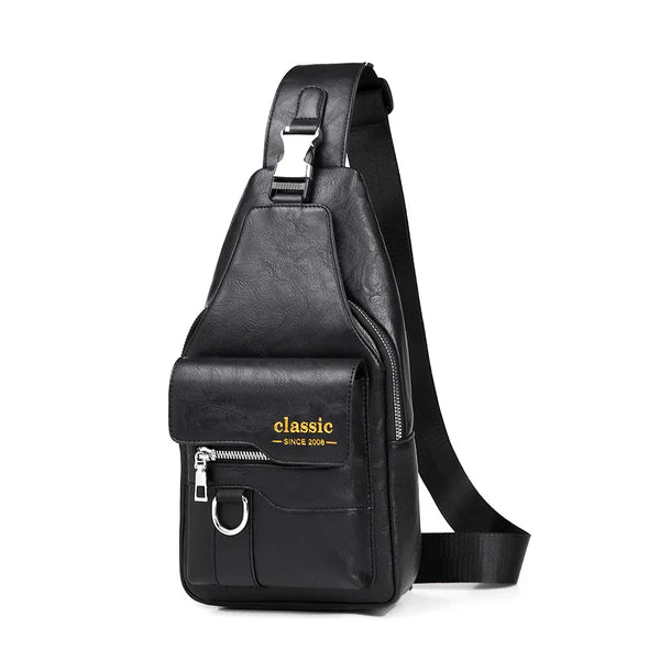💯🎁Bolsa de ombro retro impermeável para homem.