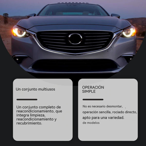 🚗💡Kit de reparação de faróis para automóveis clássicos: restaura a clareza e melhora a visibilidade noturna.