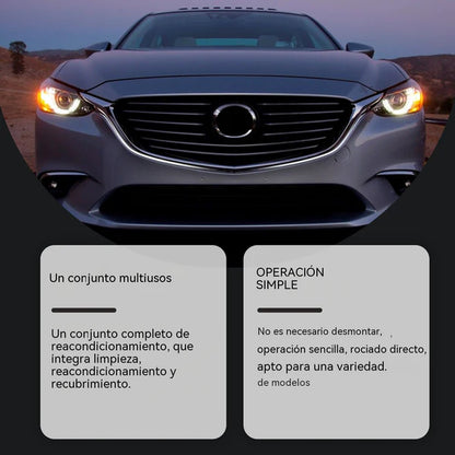 🚗💡Kit de reparação de faróis para automóveis clássicos: restaura a clareza e melhora a visibilidade noturna.