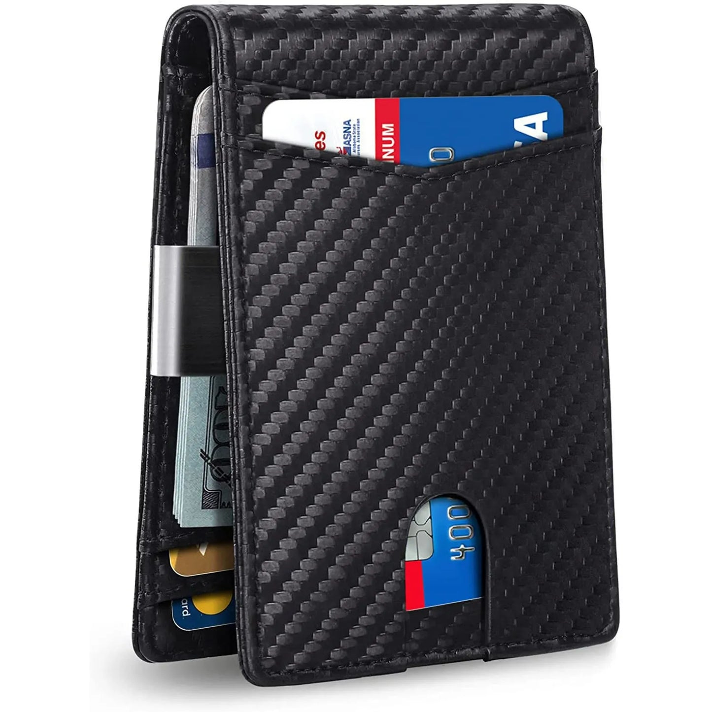 Um item indispensável para homem 👛 Carteira masculina minimalista com proteção RFID 👨