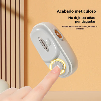 ✂️💅🔥 Lixa de unhas elétrica multifuncional, corta-unhas elétrico com proteção anti-beliscão