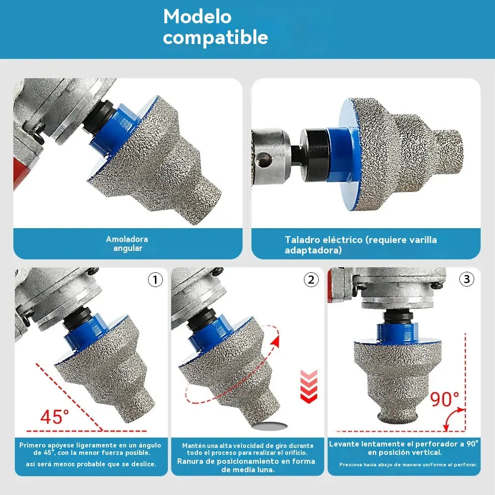 🔥⚒️Alargador de furos estilo pagode, ✅Furação/alargamento/chanframento✅Design escalonado, broca multifuncional