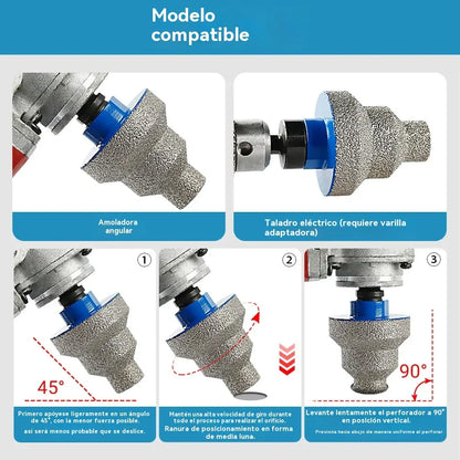 🔥⚒️Alargador de furos estilo pagode, ✅Furação/alargamento/chanframento✅Design escalonado, broca multifuncional