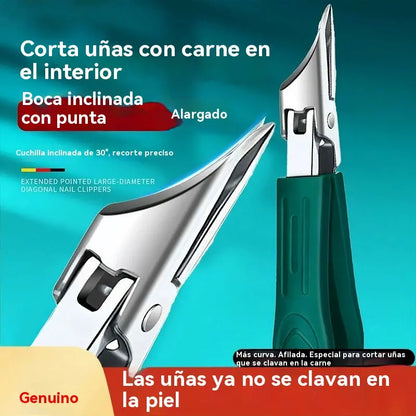 🔥🔥 Corta-unhas anti-salpicos com lâmina angulada de 25° (conjunto de 3 peças)
