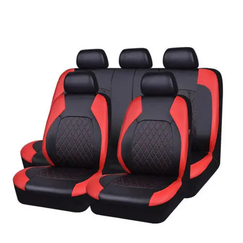 🚗🚗Conjunto universal de capas em pele macia para bancos de automóvel