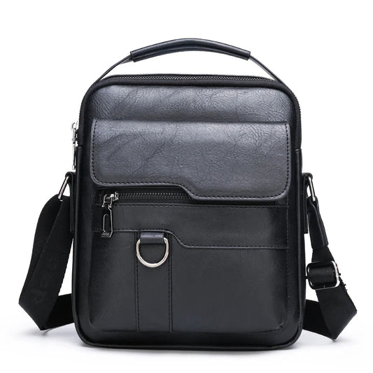 👜✨ Bolsa casual para homem em pele de bovino – Elegante, durável e espaçosa