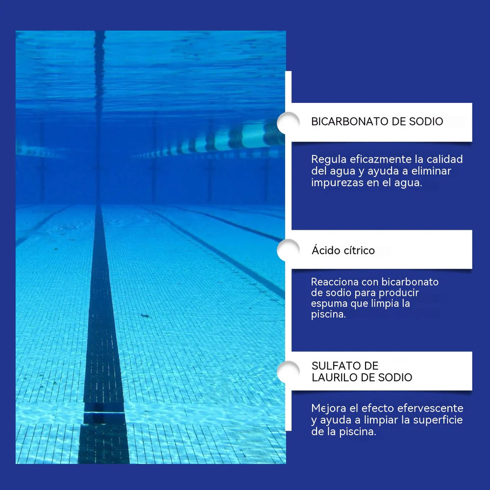 🔥Compre um e leve outro grátis (2 frascos) de pastilhas efervescentes para limpeza de piscinas