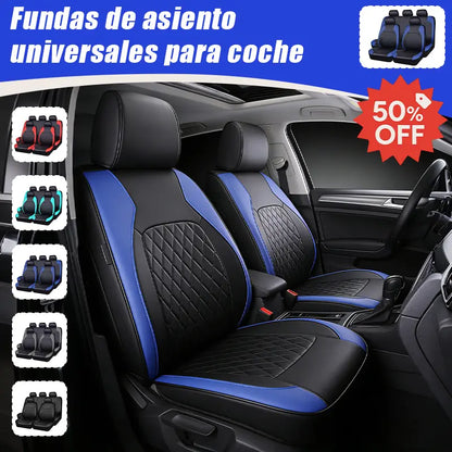 🚗🚗Conjunto universal de capas em pele macia para bancos de automóvel