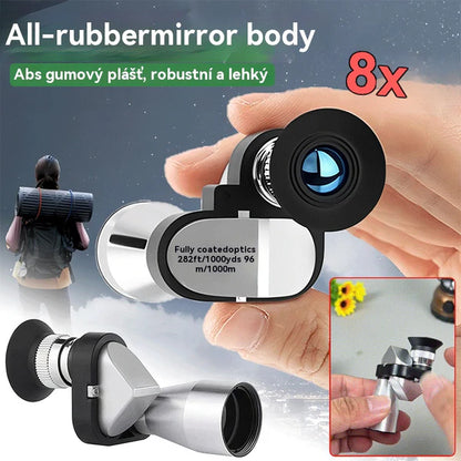 【🔭】Mini Telescópio Monocular para Telemóvel – Telescópio Monocular Portátil para Viagens e Observação