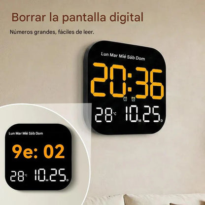 🕰️🛏️ Relógio digital adequado para casa e escritório, com regulação de brilho/temperatura.
