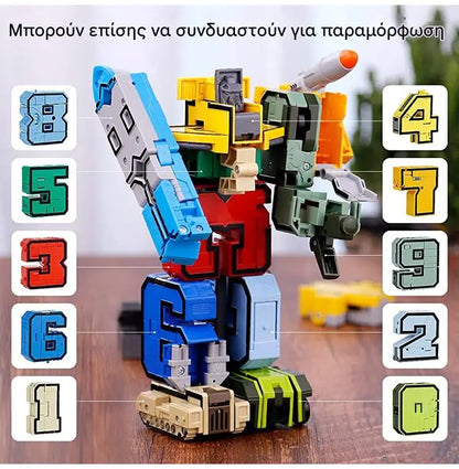 🔥🤖【Mais Vendido】🧒Robô Digital Transformável de Brinquedo para Crianças