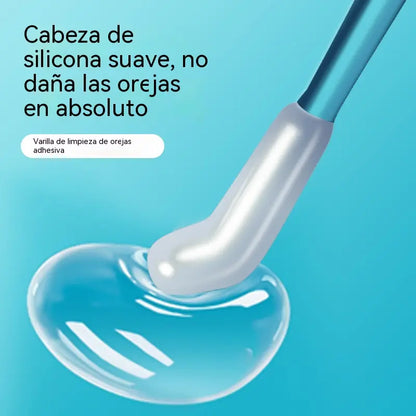 👂✨【Remoção de cera de ouvido altamente eficaz】Novo bastão de limpeza de ouvidos especialmente concebido