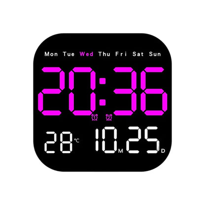 🕰️🛏️ Relógio digital adequado para casa e escritório, com regulação de brilho/temperatura.