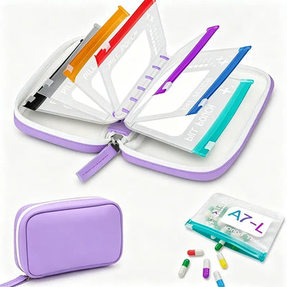 (Página 14)💊 Bolsa impermeável para medicamentos – Organizador portátil para medicamentos e acessórios, ideal para viagens, uso doméstico e diário.