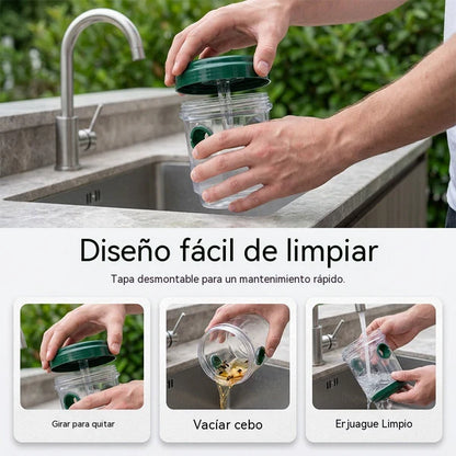 🐝☀️ Armadilha solar para vespas para pátios e jardins 🔋🌿 – Altamente eficiente, recarregável, resistente às intempéries, cobre até 500 metros quadrados.