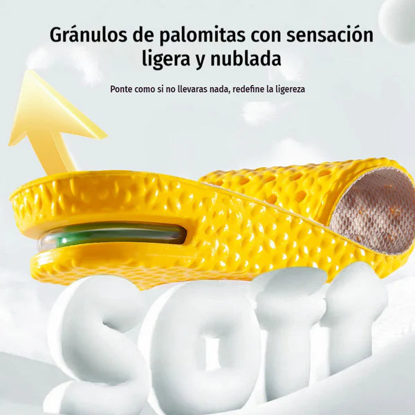 💥【Compre um, leve outro grátis】2 pares por 24 euros 👟Palmilhas confortáveis com amortecimento de ar e efeito de aumento de altura 📈