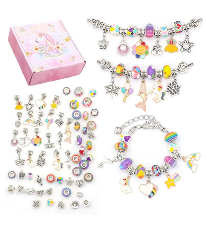 ❀✨Conjunto de pulseiras de desenhos animados para crianças, joias criativas feitas à mão