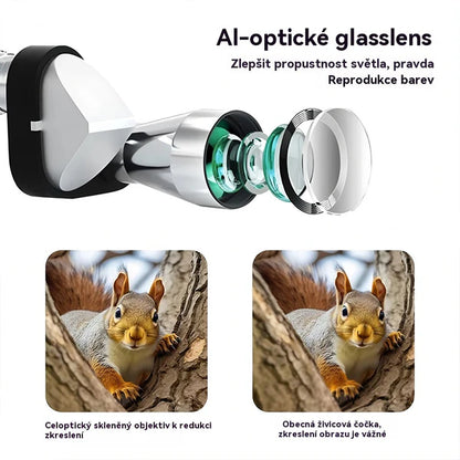 【🔭】Mini Telescópio Monocular para Telemóvel – Telescópio Monocular Portátil para Viagens e Observação