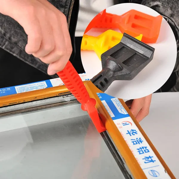 🔥[1 conjunto de 4 peças] Roda de pressão para instalação de fita de vedação de vidros. Ferramenta para instalação de fita de vedação de janelas.