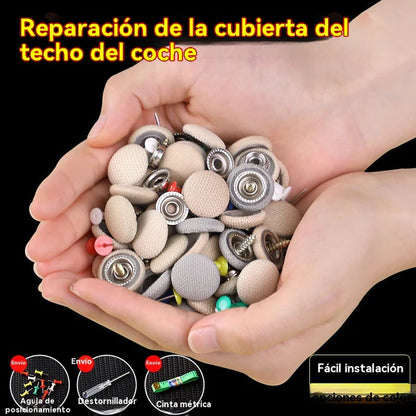 🔥【30 peças】Fivelas para remoção da lona do tejadilho do automóvel (inclui kit de ferramentas de instalação)