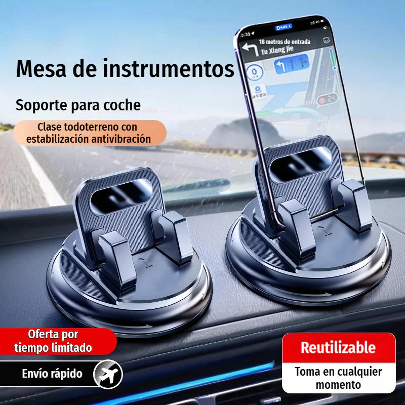 🎯 35% DESCONTO EM TUDO! Suporte giratório para telemóvel – Fixação segura no tablier do automóvel, borracha de alta aderência 🧭🔄 【Qualidade garantida】