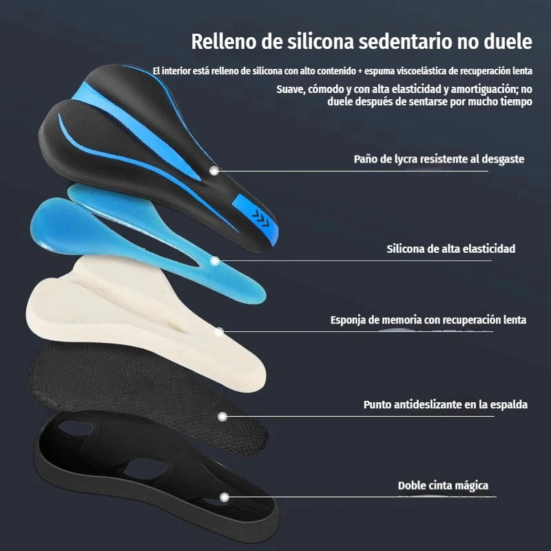 🔥 Último dia, 35% de desconto! Capas de silicone para selim de bicicleta: máximo conforto e proteção completa.
