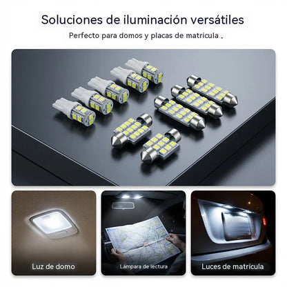 👍👍 1 conjunto de 20 peças: pack de 20 luzes LED para automóvel (comuns a todos os modelos)