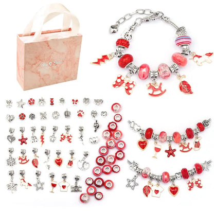 ❀✨Conjunto de pulseiras de desenhos animados para crianças, joias criativas feitas à mão