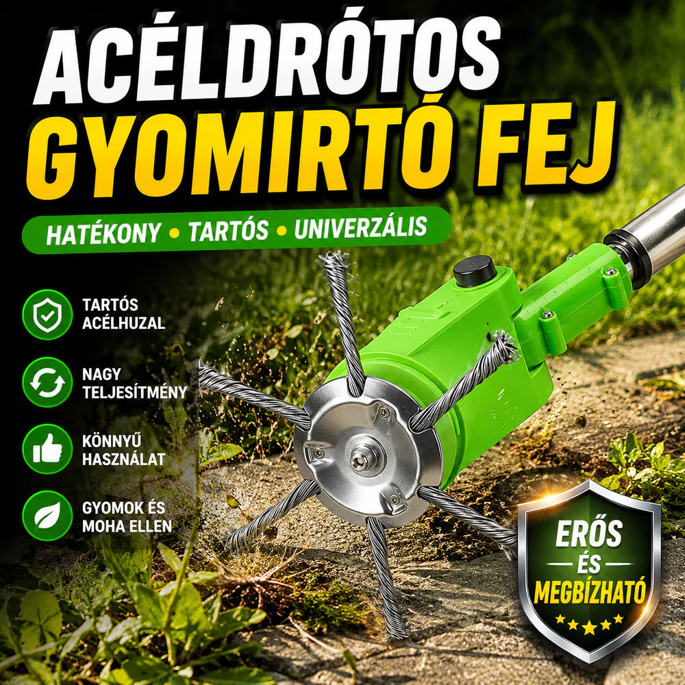 🧰🔥Oferta Especial Final【Compre um e leve outro grátis】🔥 Removedor de ervas daninhas com fio de aço