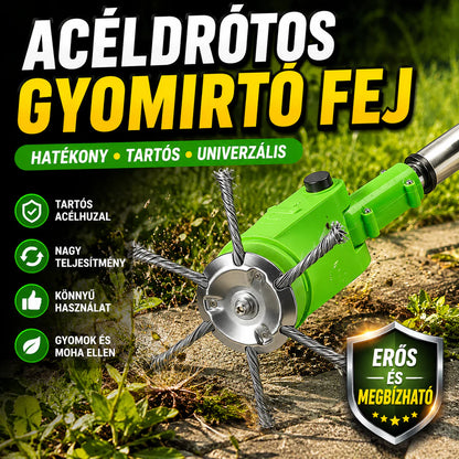 🧰🔥Oferta Especial Final【Compre um e leve outro grátis】🔥 Removedor de ervas daninhas com fio de aço