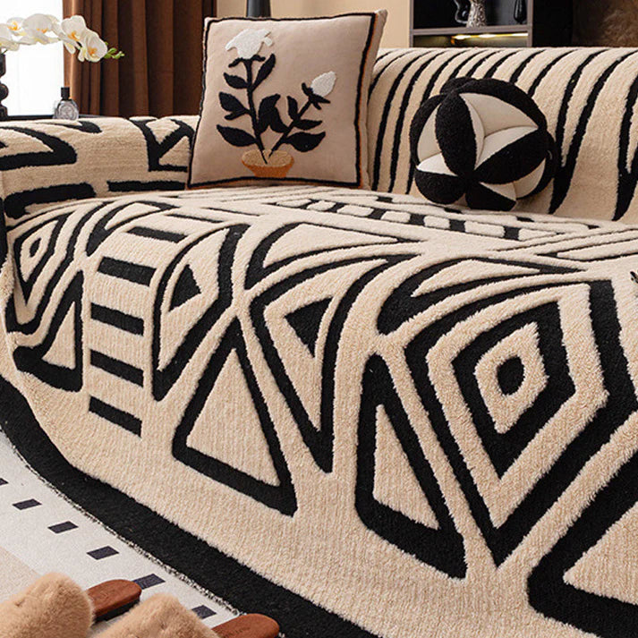 🛋️Oferta especial de Navidad para madrugadores:🎉 funda de sofá suave y antideslizante de felpa🍂【180*130cm】【180*150cm】