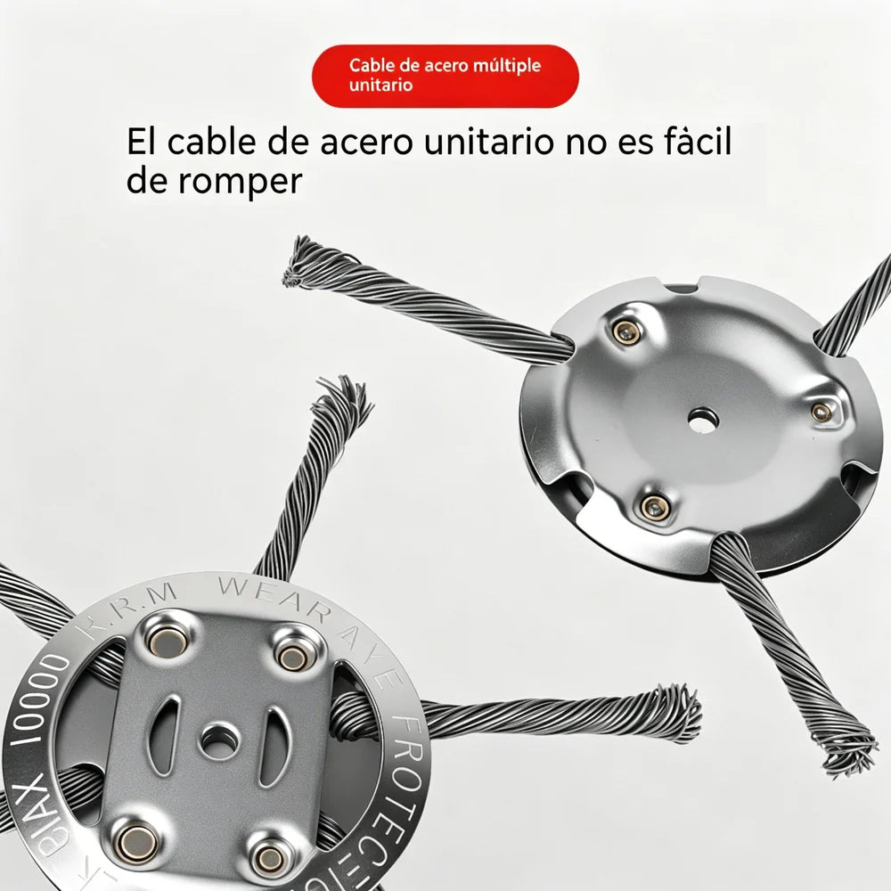🧰🔥Oferta Especial Final【Compre um e leve outro grátis】🔥 Removedor de ervas daninhas com fio de aço