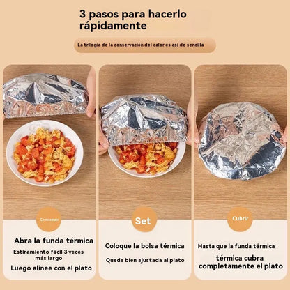 🔥🔥【50/100 unidades】🍎🔥 Tampa térmica de alumínio de qualidade alimentar