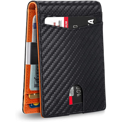 Um item indispensável para homem 👛 Carteira masculina minimalista com proteção RFID 👨