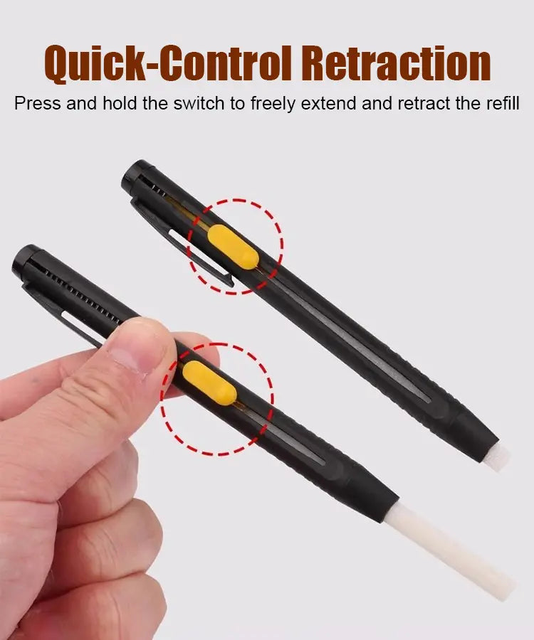 [20/40 peças] ✍️✂️Caneta da marca Panda, estojo de alfaiate, material de corte, posicionamento, marcação, giz, desaparece a altas temperaturas.