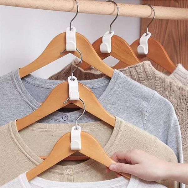 👔 35% DESCONTO AGORA! 🏠 Ganchos conectores para cabides que poupam espaço: dobre o espaço do seu armário, resistentes e fáceis de usar 🧥