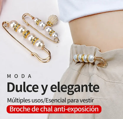 ✨【Conjunto de 13 peças】🌸Conjunto de pregadeiras de pérolas: Decorativo para cardigans e vestidos