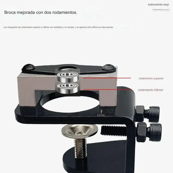 【🔥1 Conjunto de 6 Peças】Abridor de Furos para Dobradiças em Madeira, Localizador de Furos para Dobradiças de Portas de Armário de 35mm