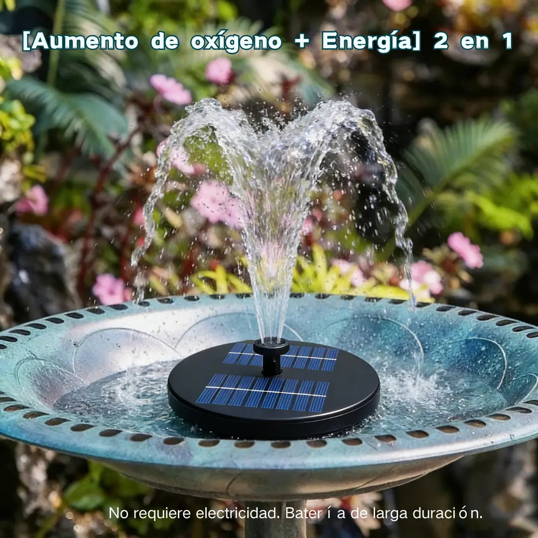 💥Fonte de água alimentada a energia solar