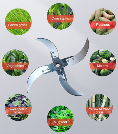 Conjunto de corta-relva e legumes para uso doméstico