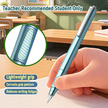 🖋️Caneta esferográfica Click, EF 0.38, novo modelo para estudo e escritório, conjunto com 2 canetas + 50 cartuchos.