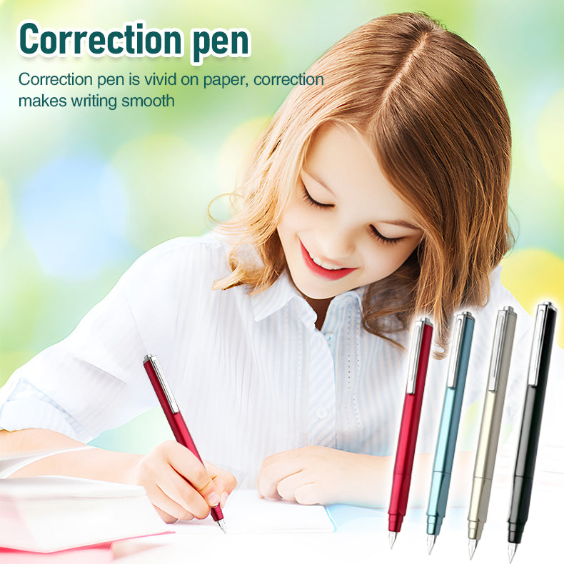 🖋️Caneta esferográfica Click, EF 0.38, novo modelo para estudo e escritório, conjunto com 2 canetas + 50 cartuchos.