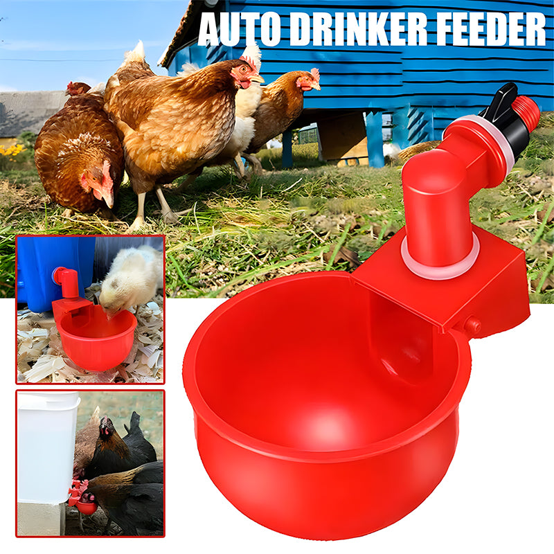🐔 🎁 Bebedouros automáticos para aves (com berbequim incluído) --💧 Poupe tempo, sem mais trocas diárias de água